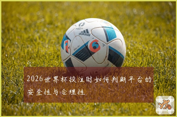 2026世界杯投注时如何判断平台的安全性与合理性