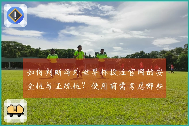 如何判断海外世界杯投注官网的安全性与正规性？使用前需考虑哪些风险？