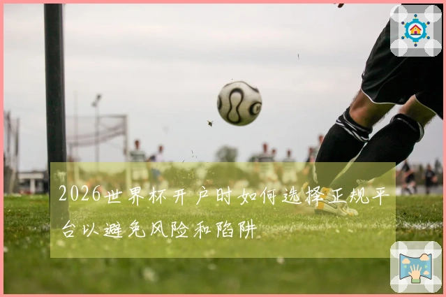 2026世界杯开户时如何选择正规平台以避免风险和陷阱